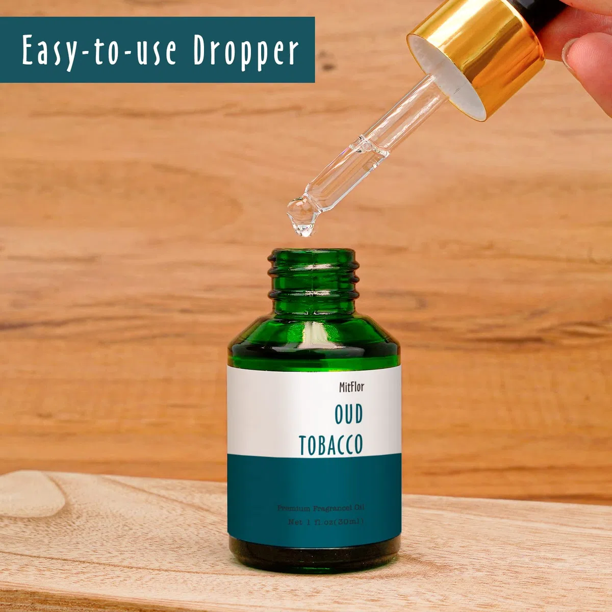 Oud, olio profumato al tabacco di Oud, olio profumato singolo MitFlor, olio profumato per sapone e candele, olio per aromaterapia, profumo di uomini e legno per fragranza domestica, 30 ml