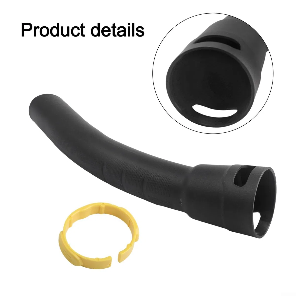 Manico di ricambio per aspirapolvere Karcher NT20/30/WD1 WD2 WD3 MV3-MV6 Series, maniglia curva 2.863-012.0 con impugnatura ergonomica antiscivolo, diametro 35 mm per tubo di aspirazione e tubo