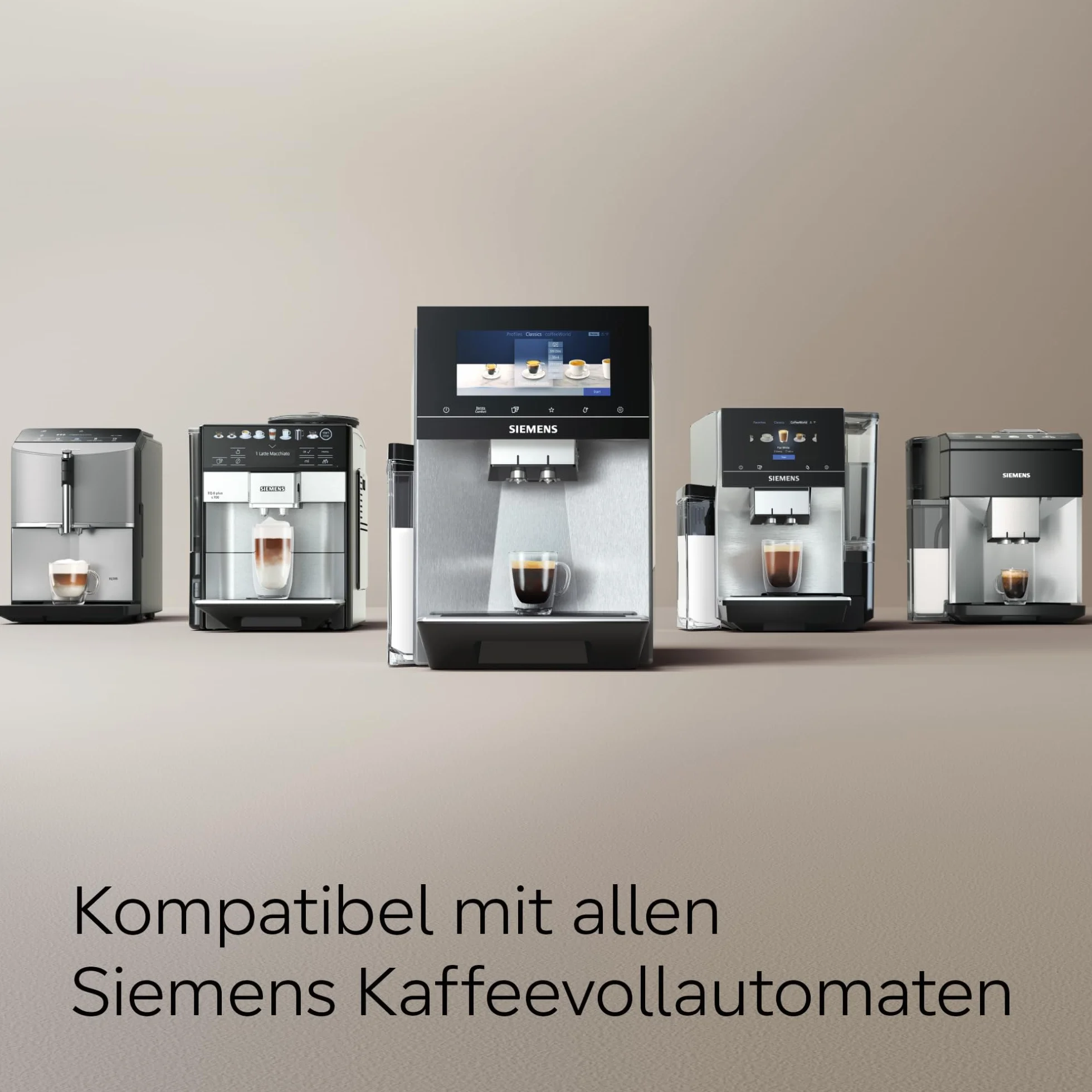 Siemens TZ70033A Brita Intenza - Filtro per acqua, in plastica, Bianco, 3 pezzi