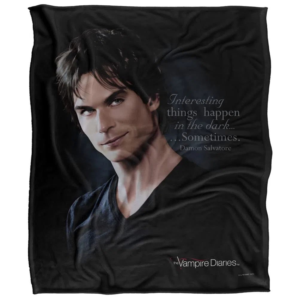 Vampire Diaries Sometimes Coperta super morbida al tatto setoso – 152 x 127 cm