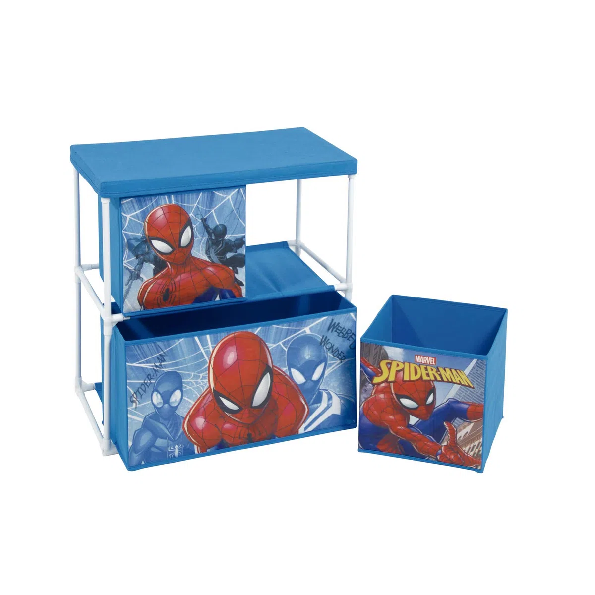 ARDITEX Spider-3 Cassettiera Mensola, Poliestere/Metallo, Blu, Medio