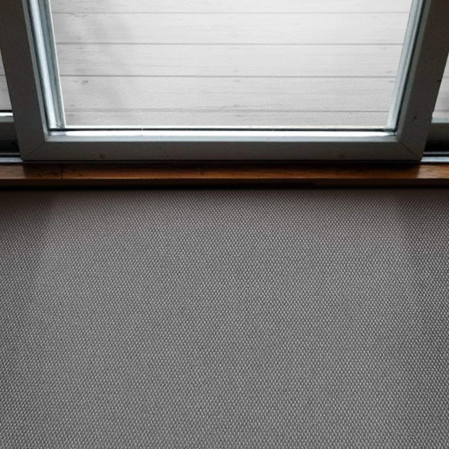 Floordirekt Zerbino 120 x 150 cm, Grigio, Ideale Anche Come Tappeto per la Cattura dello Sporco su Misura, per corridoio, Cucina, Lavabile e Antiscivolo, al Metro (Hong Kong)