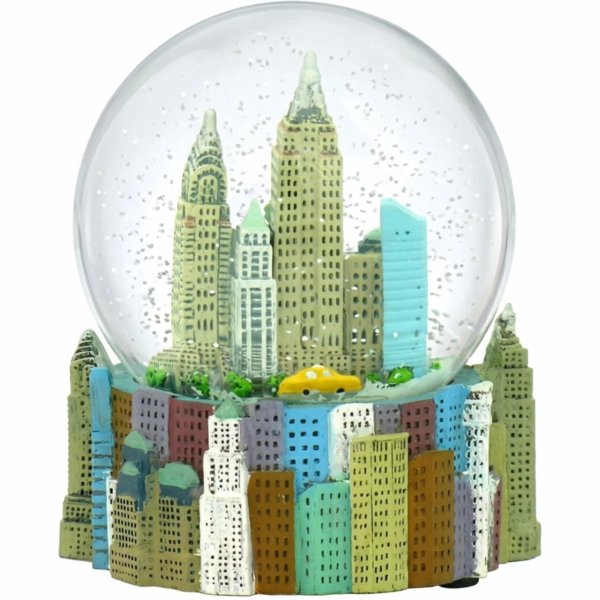 Skyline New York City Palla di neve Souvenir, altezza 8,9 cm, 65 mm