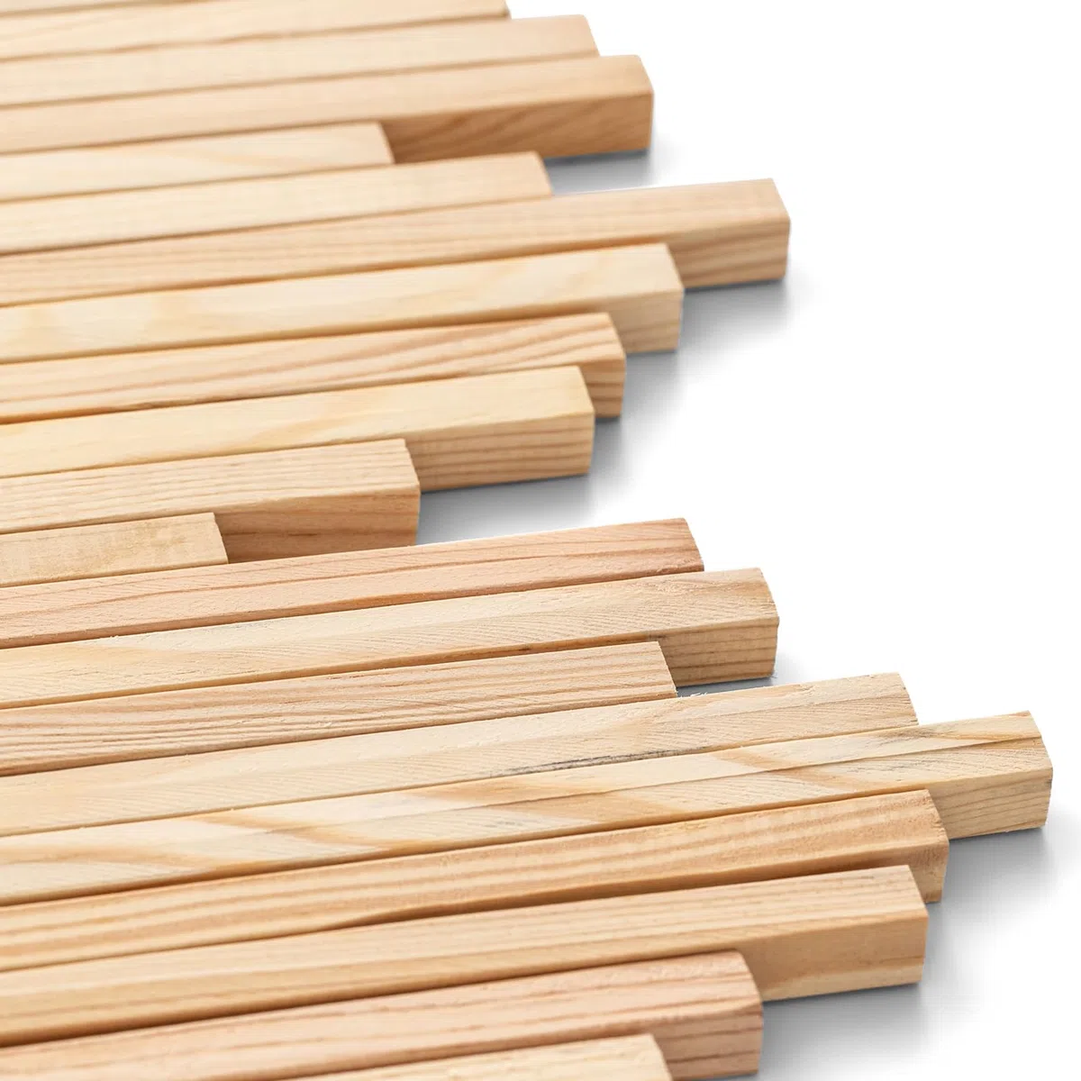 Mendi 25 Bastoncini legno quadrato 100 cm x 10 mm x 10 mm. Esegui i tuoi lavori manuali, fai da te e artigianali con grande sicurezza.