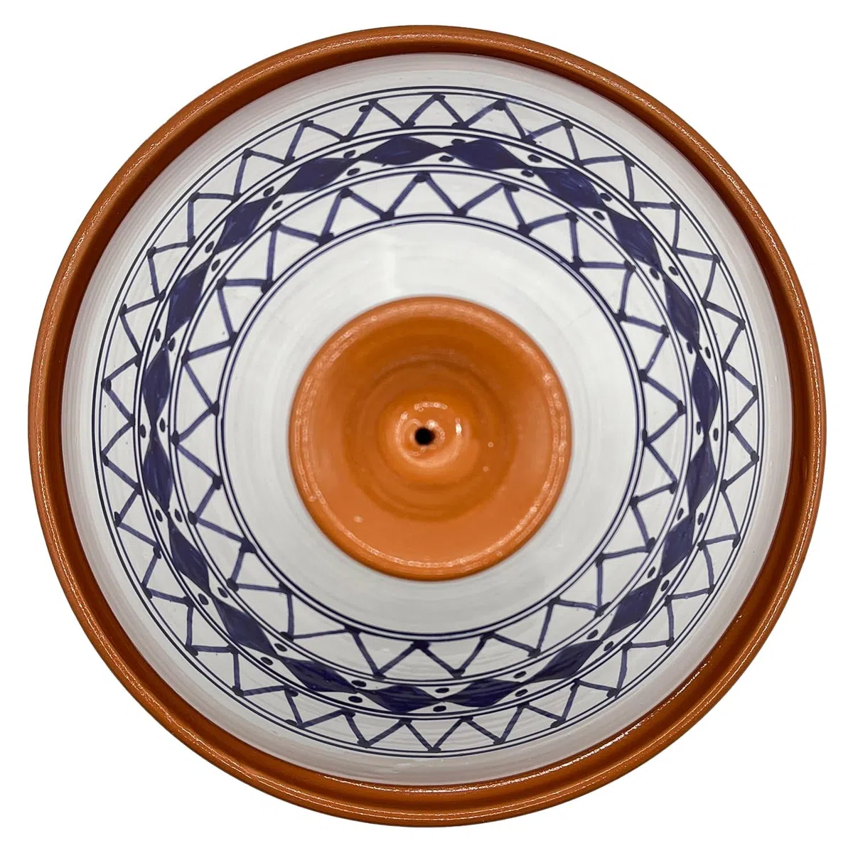 Tajine Pentola Terracotta Piatto Etnico Marocchino Tunisino XL 32cm 0212242002