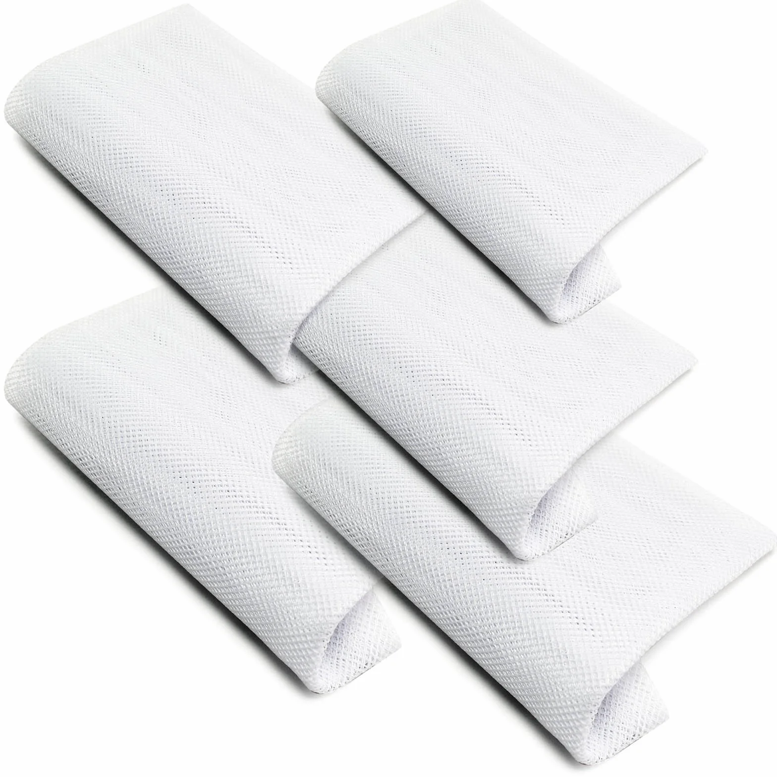 Wiltec Sacco di spremitura per torchio frutta 6 l, set 5 sacchi, telo filtrante in poliestere