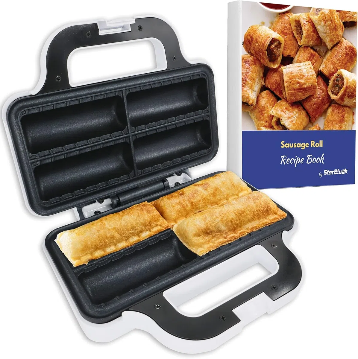 StarBlue - Macchina per salsicce con ebook di ricette GRATUITO - 220-240V 50/60Hz 850W Spina del Regno Unito, Adattatore Europa Incluso