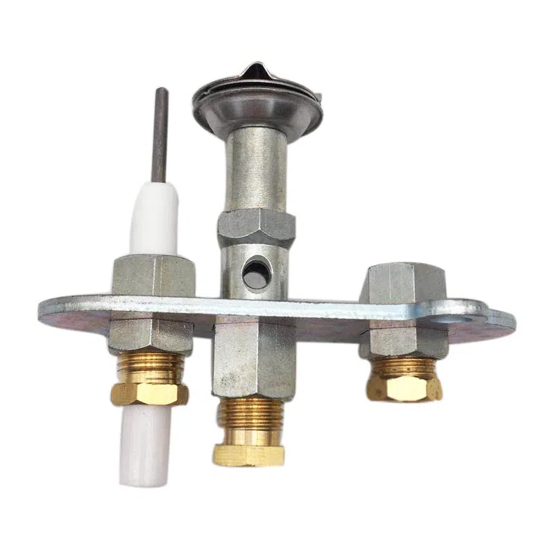 EKCOS Gas liquefatto Argento Testa di accensione trigeminale fornello a Gas for Mancanza di Ossigeno Accessori for dispositivi di Protezione Contro Lo spegnimento della Fiamma
