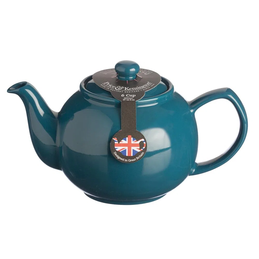 Price & Kensington Teiera | Gres, verde acqua, 6 tazze