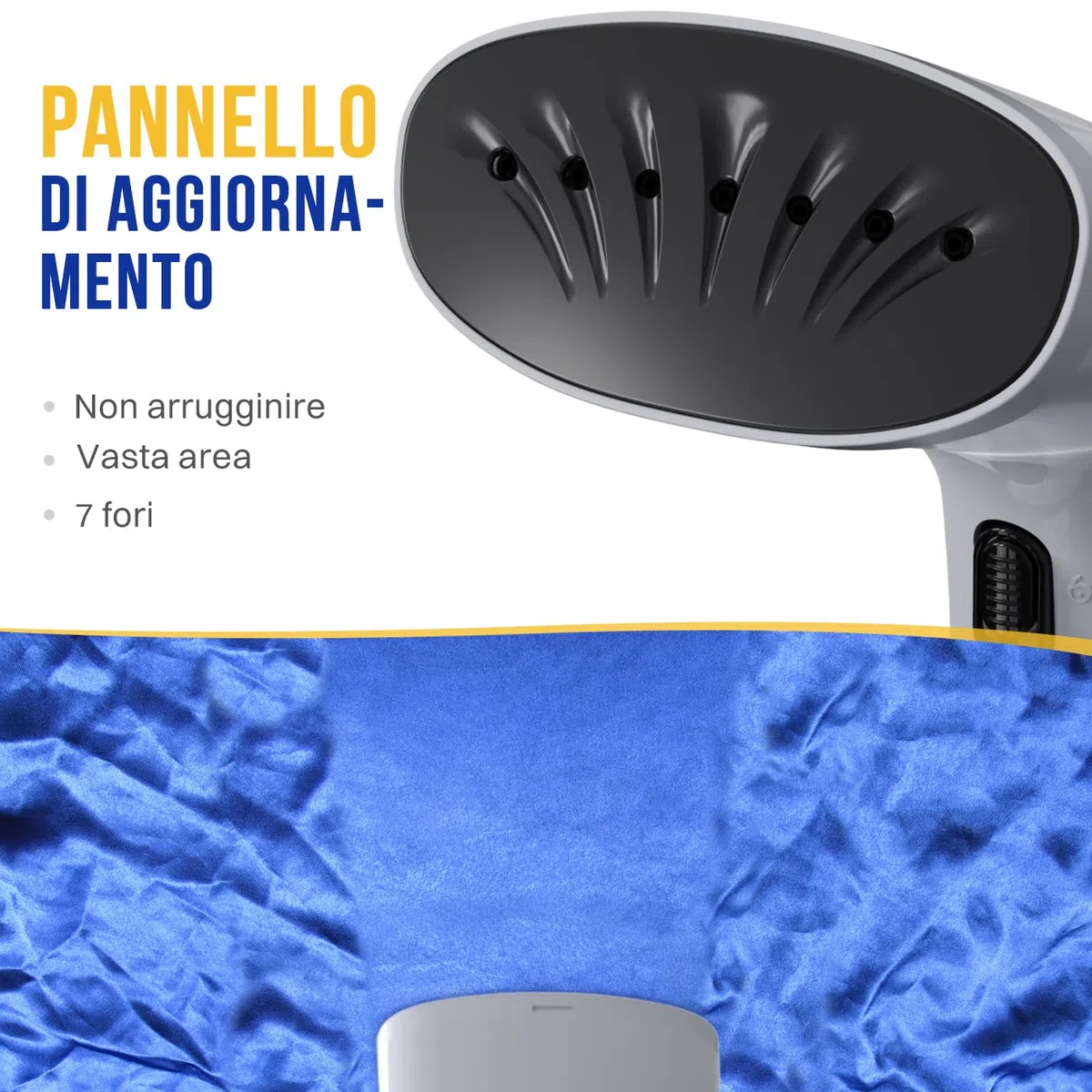 Rolipo Ferro da Stiro Verticale,Stiratrice Verticale, Serbatoio Acqua 400ml, Vapore 30g/min togliere le pieghe Facile e Veloce, Lunghezza Linea 2.1m