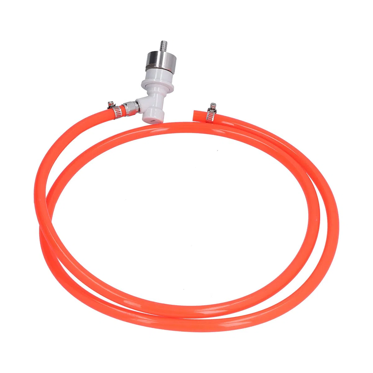 Yctze Regolatore Gas, Assemblaggio della di Birra con Blocco a Sfera, Tubo Flessibile del Gas Flessibile per Carbonatazione con Tappo per Carbonatazione da 5/16 Pollici Accessori