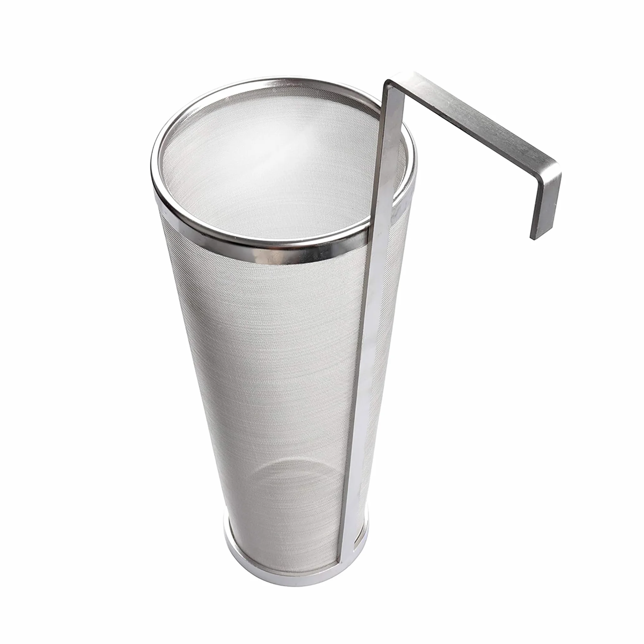 Brewing Hopper Spider Strainer, Stainless Steel 1 Gallon 300 Micron Mesh Cartridge Hop Spider Birra Luppolo Filtro Homebrew Luppolo Birra Tea Kettle Filtro per Birre