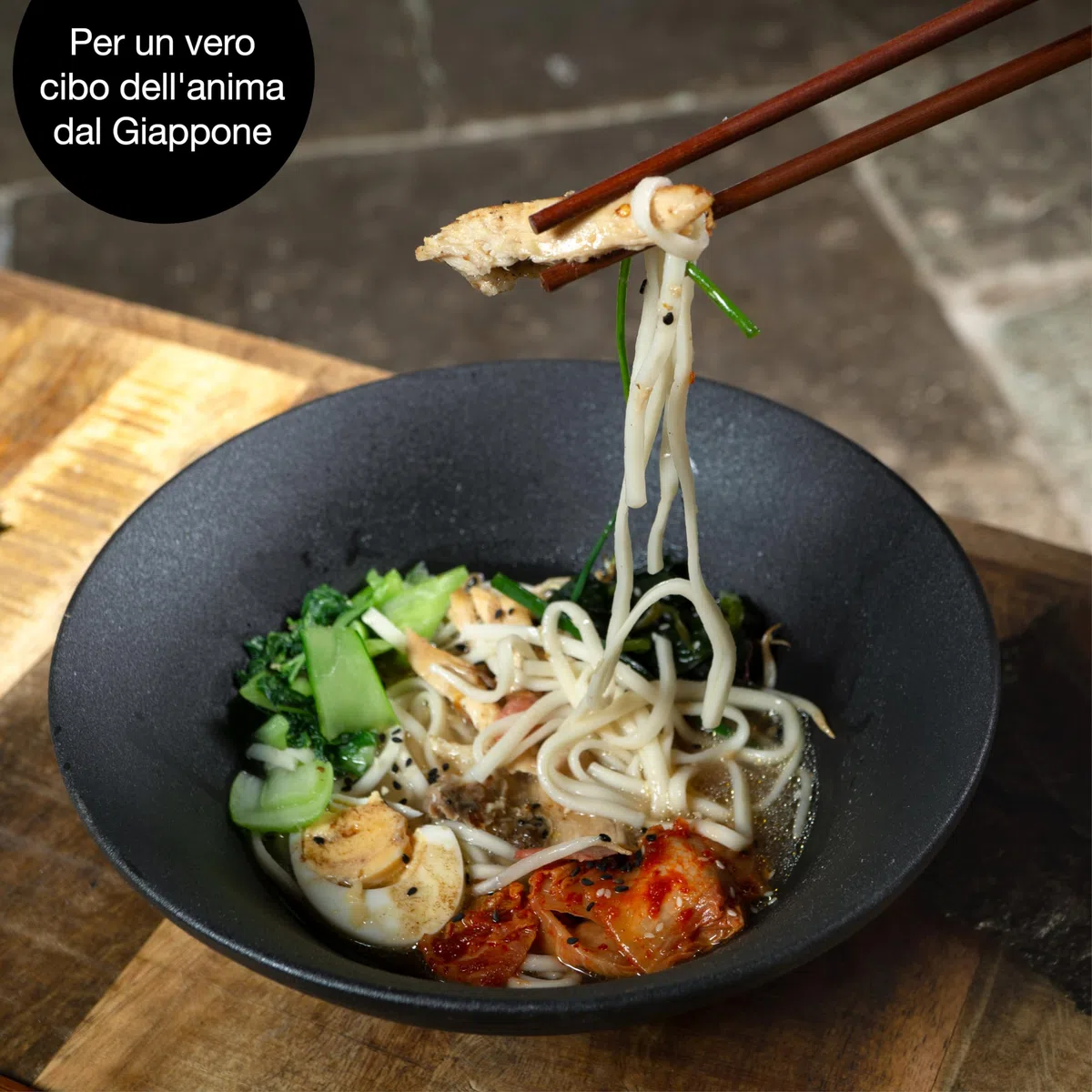 Moritz & Moritz 2 ciotole Ramen in ceramica, da 800 a 1300 ml, diametro 24 cm, set per 2 persone, per zuppa, pho e sushi, con bastoncini e cucchiai