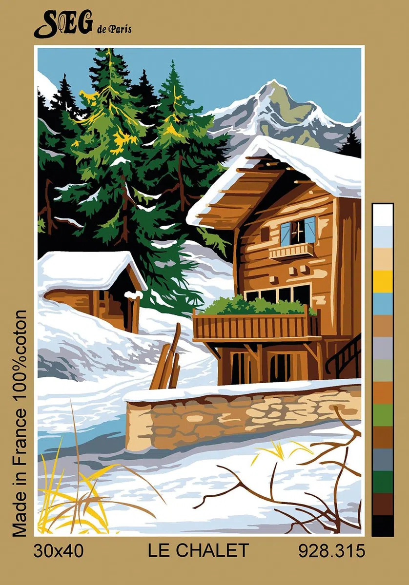 Tela mezzo punto Chalet - No - solo tela