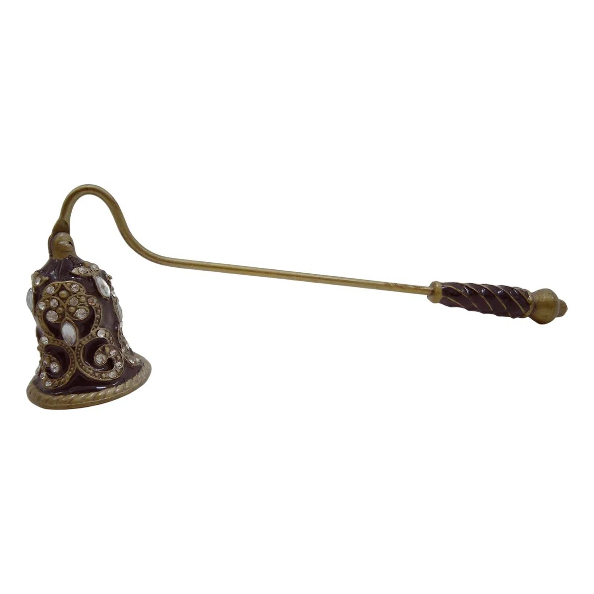 F Fityle Campana di Candela, a Campana di Candela con Manico Lungo, di Fiamma con stoppino in Metallo per spegnere di Candela in, Stile D