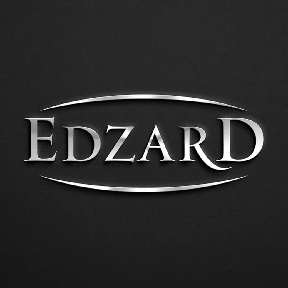 EDZARD Set di 2 portacandele Luca, in acciaio INOX martellato lucidato a specchio, diametro 11,5 cm, altezza 2,5 cm e 5 cm, per candele a colonna Ø 10 cm, ideali per la candela permanente Cornelius