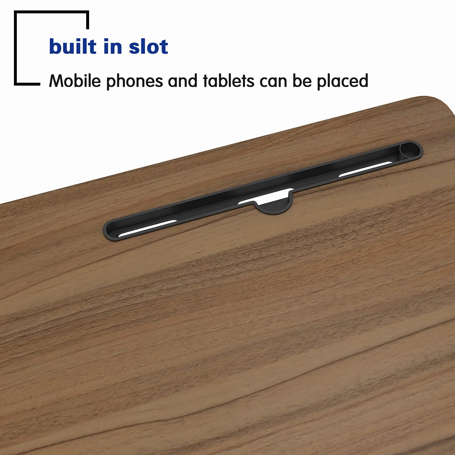 sogesfurniture Scrivania Mobile PC per Lavoro, Tavolino Laptop 60x40cm a Casa o Ufficio con 4 Ruote Mobili, Altezza Regolabile 71-90cm, Portatile Tavolo Laptop Notebook PC, Rovere Chiaro 05#3-60OK-BH