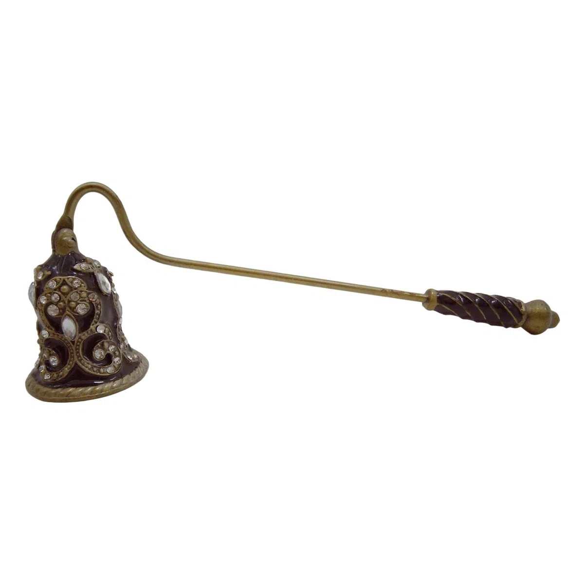 F Fityle Campana di Candela, a Campana di Candela con Manico Lungo, di Fiamma con stoppino in Metallo per spegnere di Candela in, Stile D