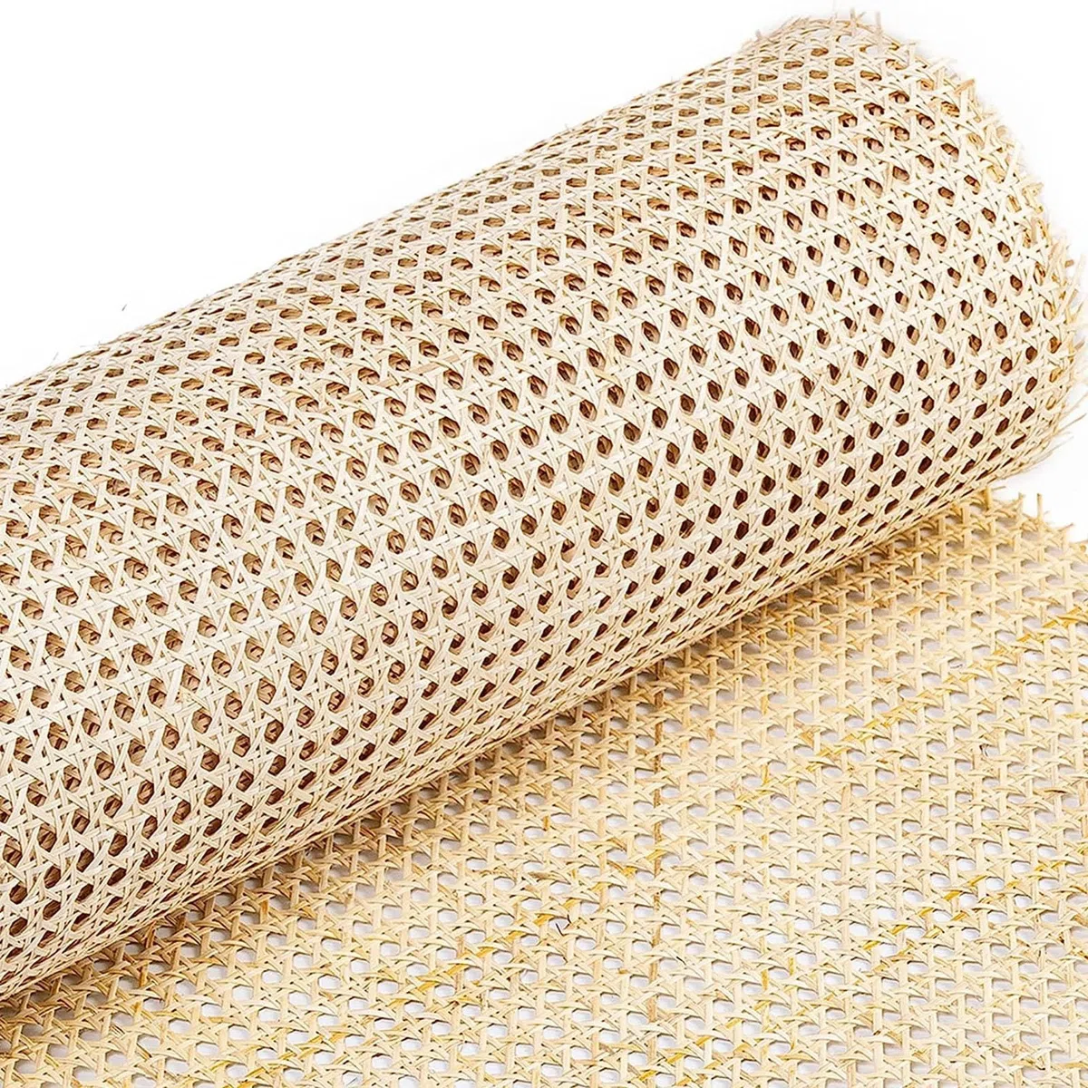 Tessuto di Rattan Naturale Paglia di Vienna per Sedie,Rotoli di Paglia di Vimini per Progetti di Riparazione di Sedie,Cannage,Schienali di Sedie Poltrone,Sostituzione per Sedia Bistrot Vienna Thonet (
