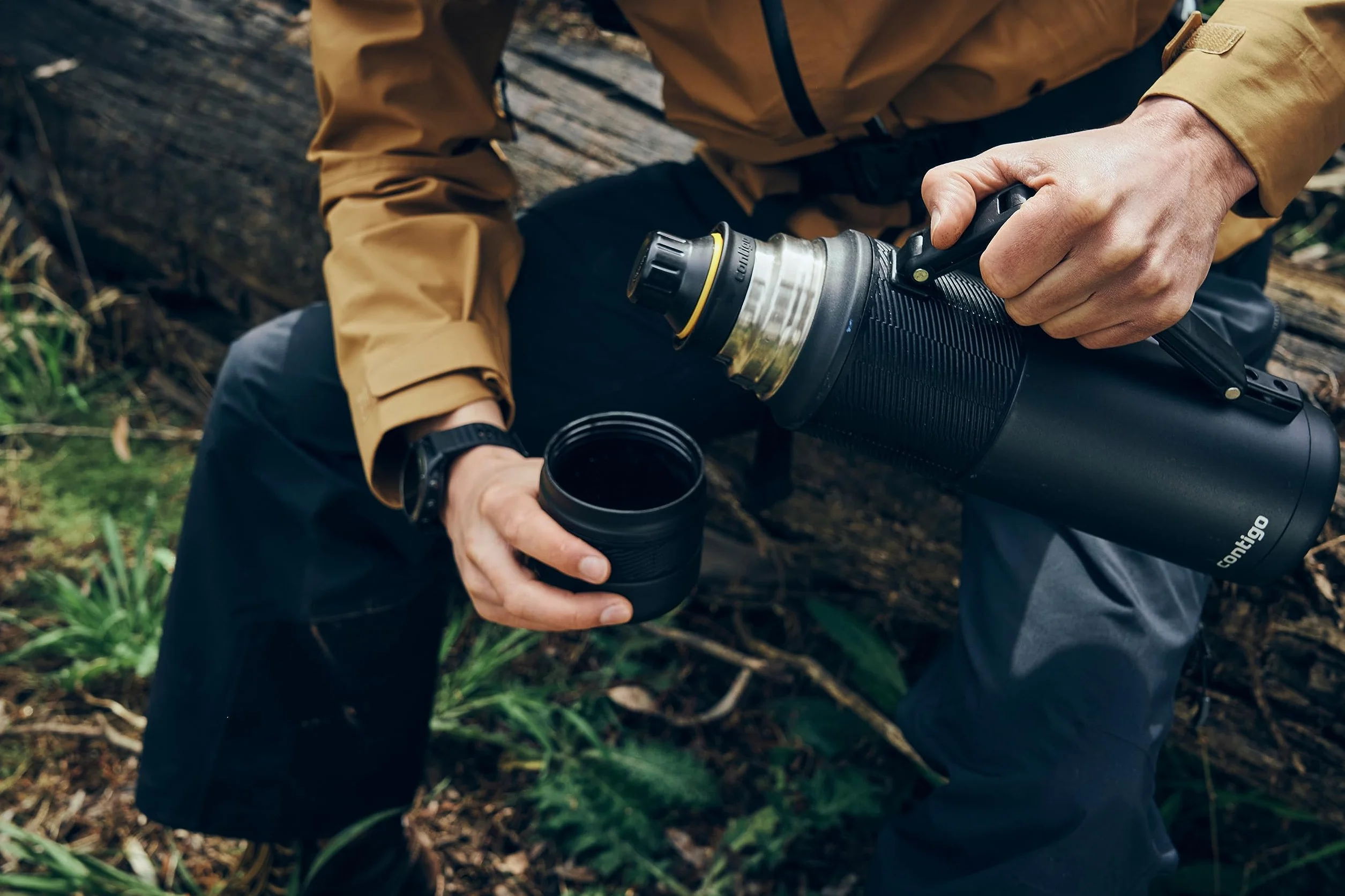 Contigo Thermalock - Tazza Termica da Viaggio, in Acciaio Inox, a Prova di perdite, con Coperchio Senza BPA, Facile da Pulire