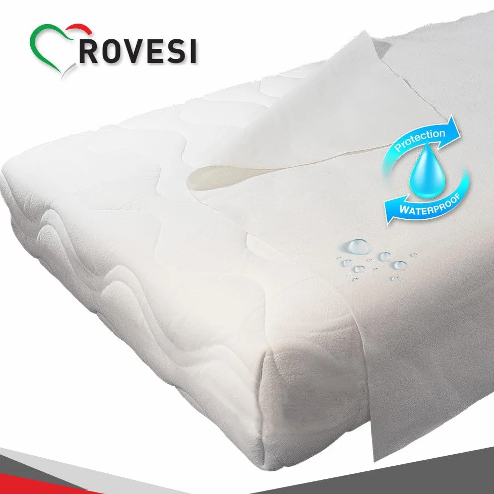 2 Traverse Coprimaterasso Cotone Spesso 70x90 cm per Lettino e Spannolinamento – Set 2 Pezzi Impermeabili e Lavabili – Morbide e Anallergiche – Certificazione OEKO-TEX Classe I