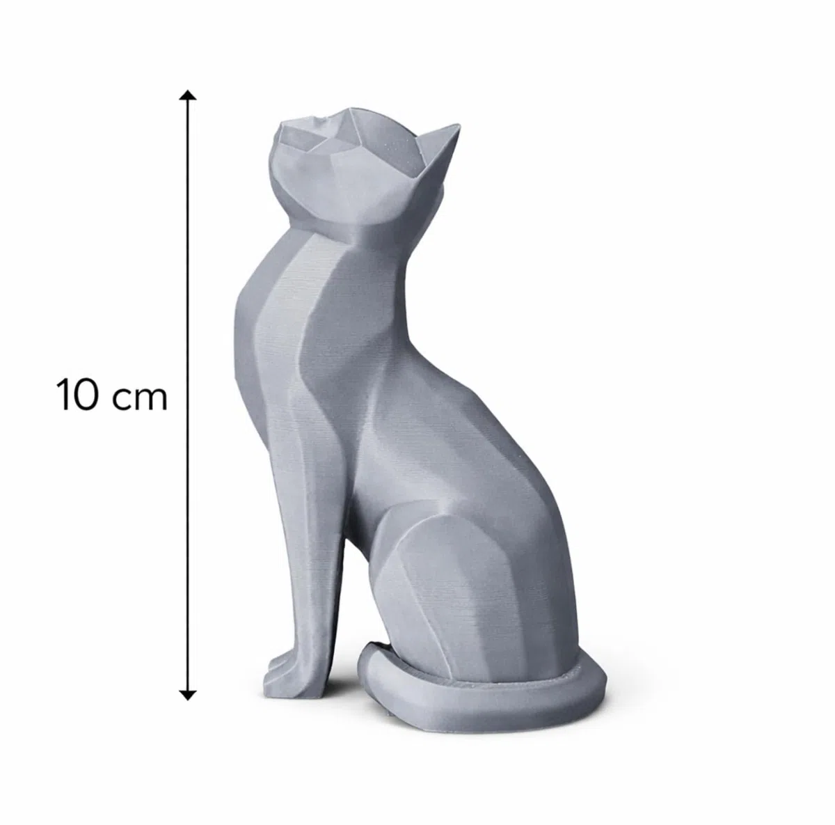 Set di 2 figurine di gatto con vaso porta fiori, statua di gatto nero e grigio per la decorazione domestica, idea regalo per gli amanti dei gatti, donna ragazza ragazzo regalo di compleanno.