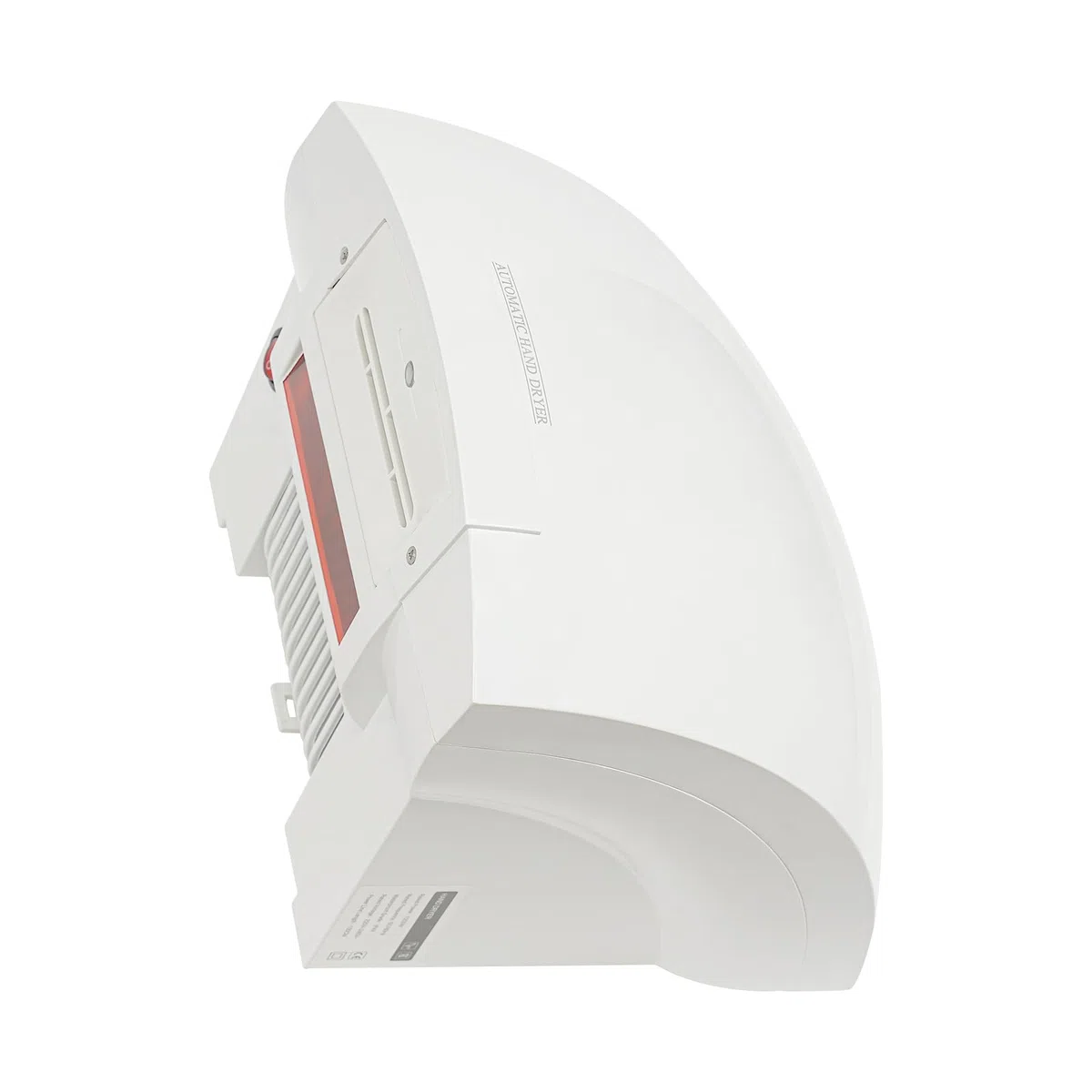 Asciugamani automatico, 1200 W, con sensore a infrarossi, con aria calda/fredda, tempo di asciugatura rapida, 10-15S, asciugatura automatica, compatto per bagno e commerciale, montaggio a parete