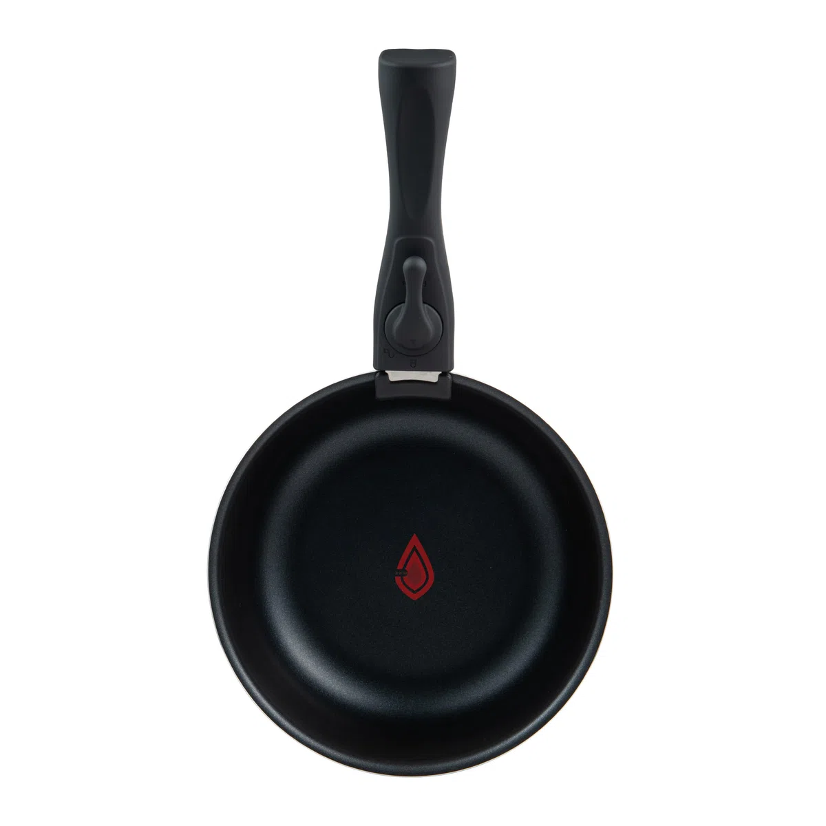 BERGNER- Set 4 pezzi casseruola in alluminio stampato con manico staccabile e punto di calore, rivestimento ILAG Essential, antracite, compatibile con l'induzione