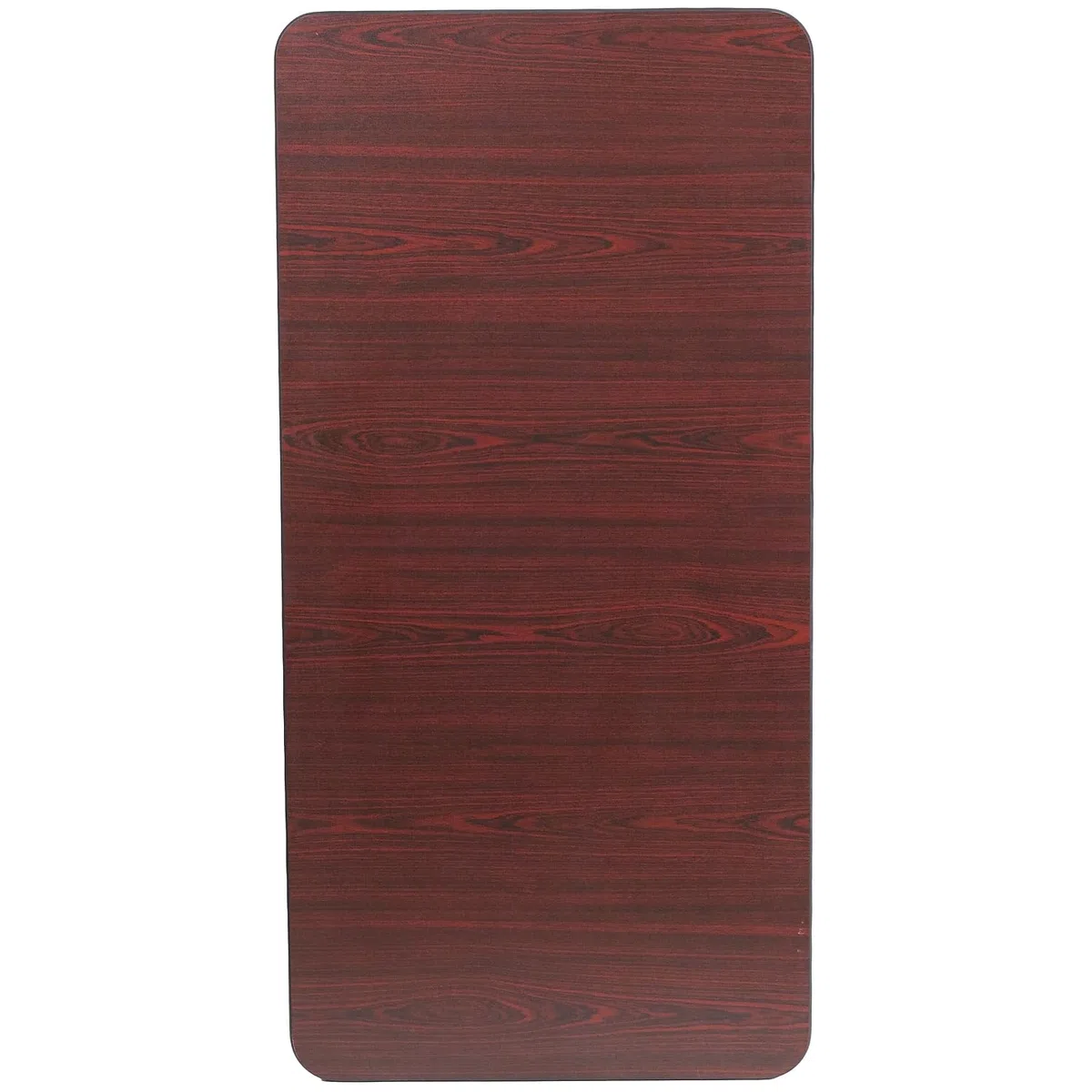 Flash Furniture 24x48 MEL Tavolo pieghevole in legno, tessuto, mogano, 61 x 121,9 cm