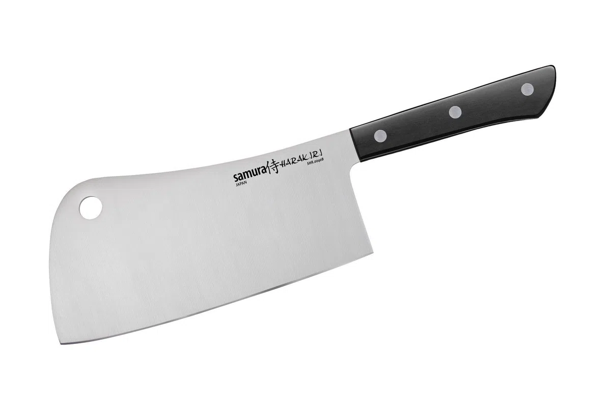 Samura HARAKIRI Cleaver 180 mm 59 HRC manico nero