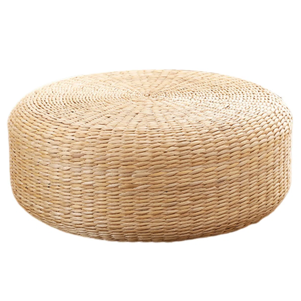 Cuscino da Pavimento Tatami, Cuscini da Pavimento in Tessuto Naturale da 16 Pollici per Seduta Buddha Meditazione Cuscino da Seduta Cuscini Comodi per Soggiorno per Adulti