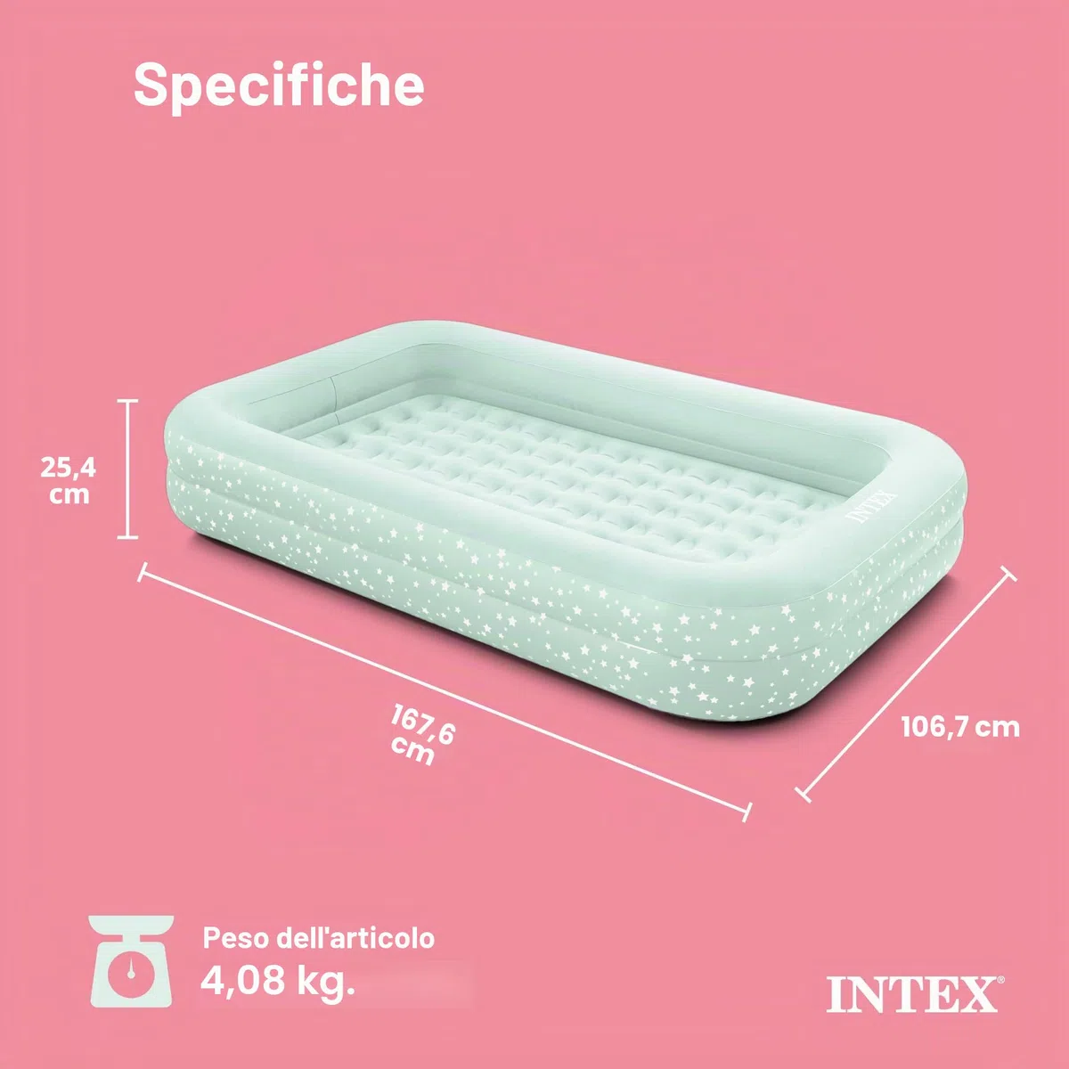 Intex Letto da viaggio Kidz con extra comfort