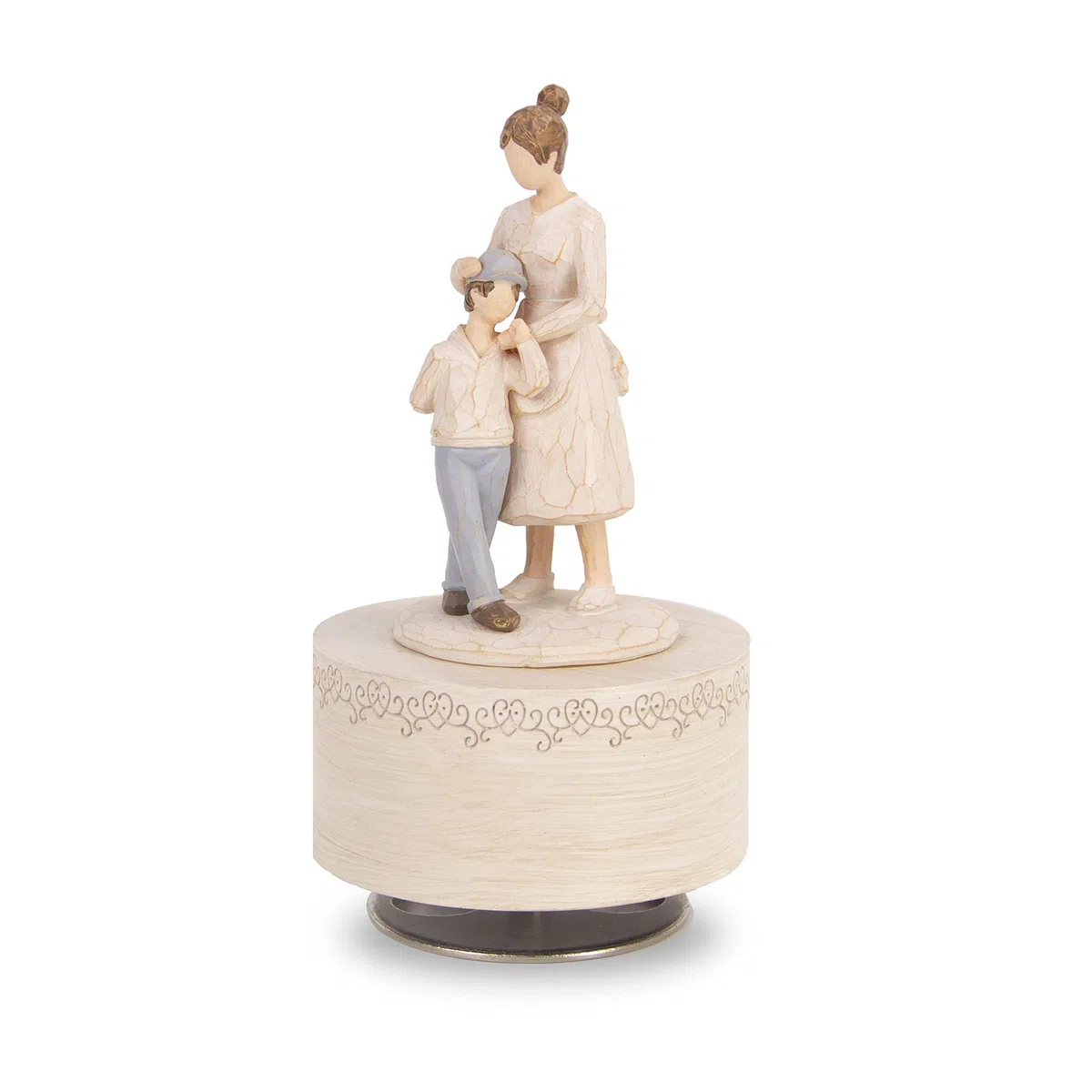 Carillon regalo per mamma, dipinto a mano, abbraccio, mamma e figlio, regalo di compleanno per mamma/figlio/figlio