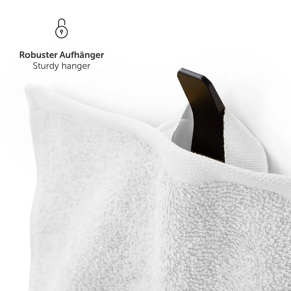 Blumtal Asciugamani Bagno, Asciugamani Telo Doccia, 100% Cotone Certificato Oeko-Tex 100, 2 Telo Bagno Grande (80x200cm), Bianco