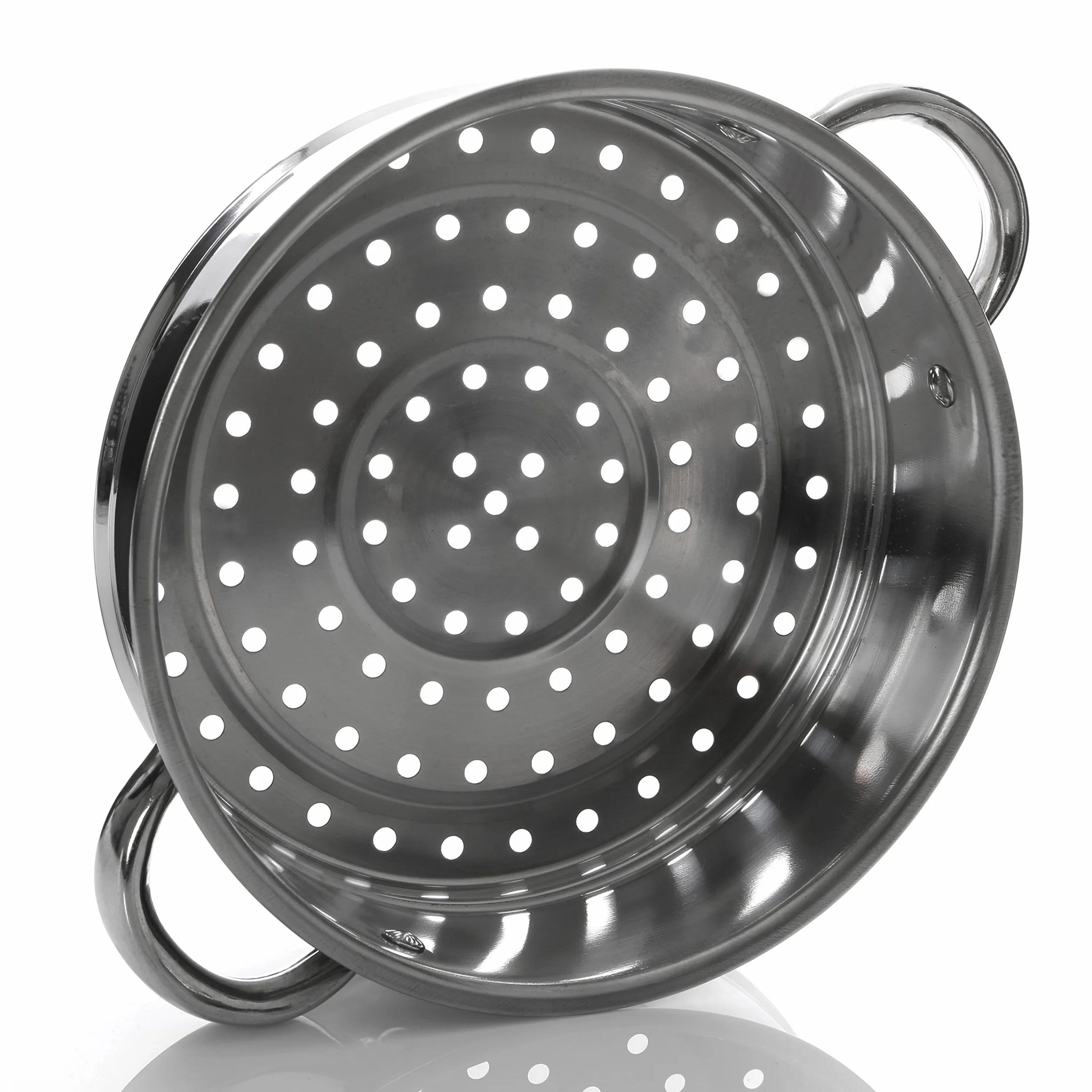 PREMIER Housewares 408129 Pentola a Vapore con Coperchio in Vetro e Capsula Base, Acciaio Inossidabile