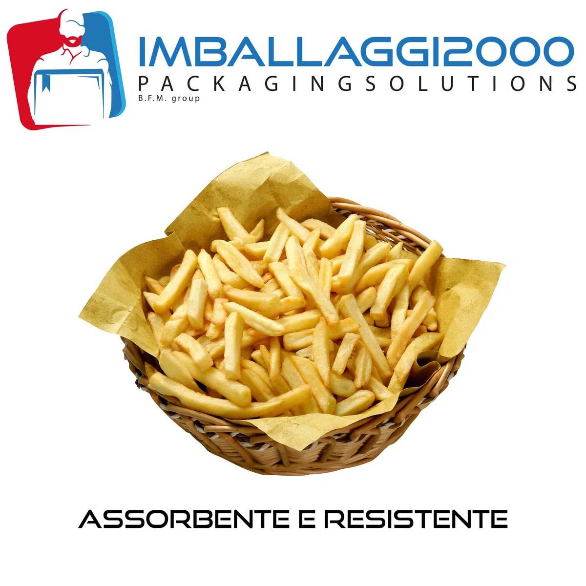 IMBALLAGGI 2000 - Tovagliette in Carta Paglia 33x44cm, Resistenti assorbenti