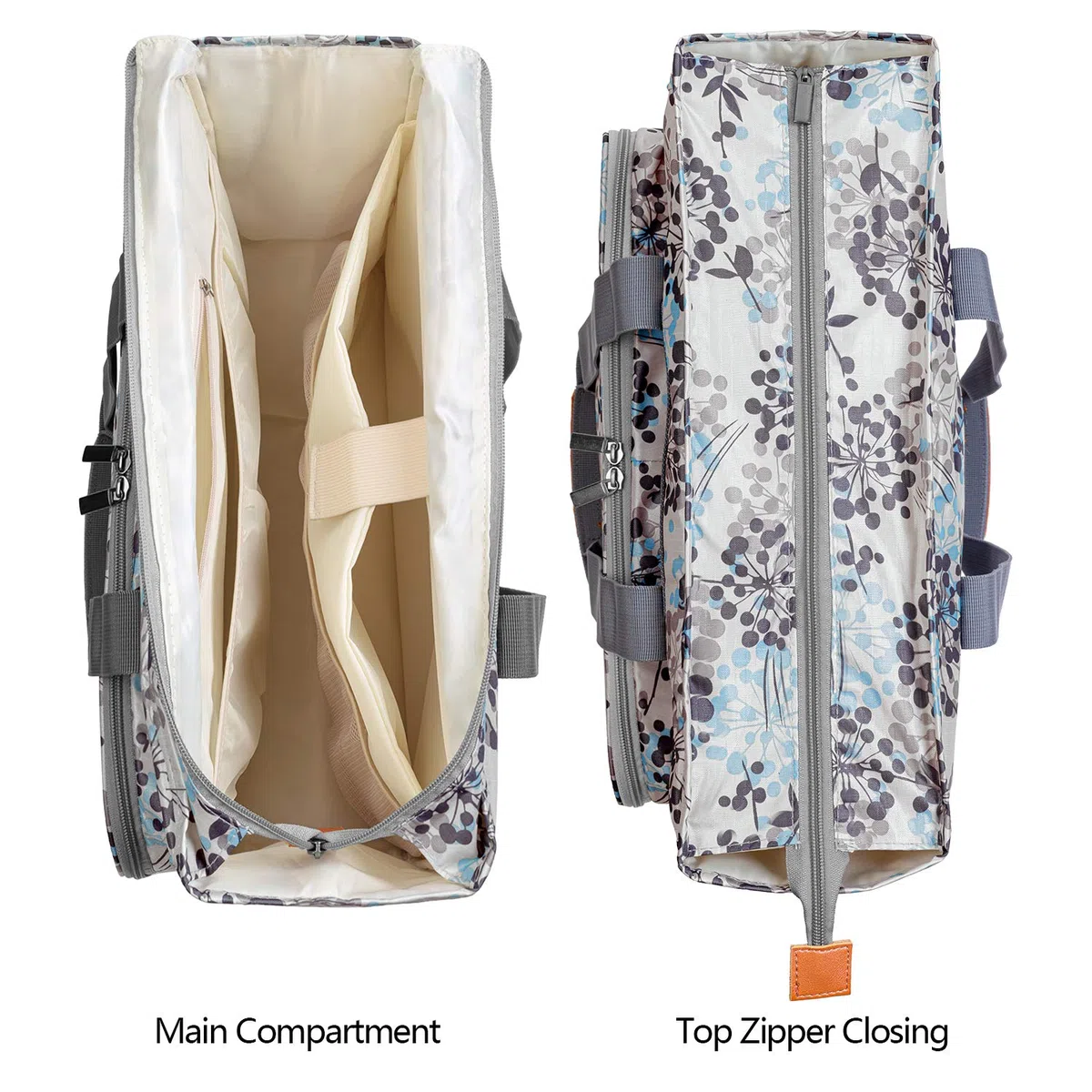 Yarwo Ricamo Starter Kit Organizzatore, Borsa per Starter Kit Filo da Ricamo, Borse da Trasporto per Telaio da Ricamo, Fili per Ricamo o Altre Forniture per Ricamo