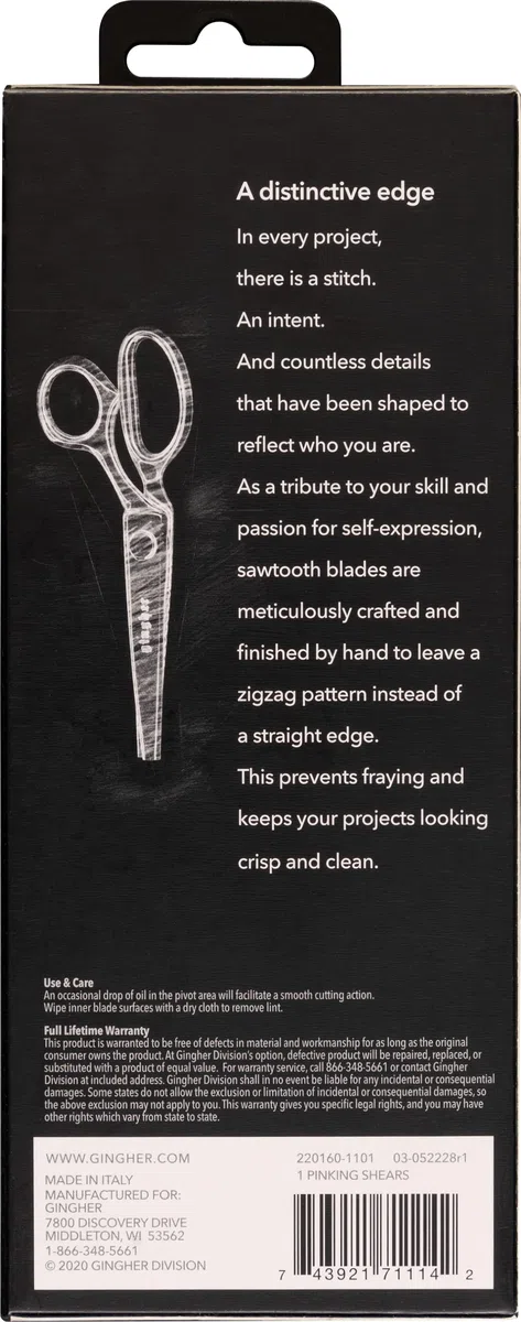 Pinking Shears 7-1/2"-