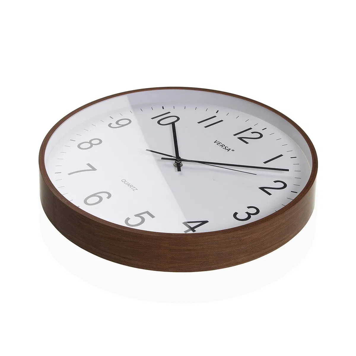 VERSA Orologio da Parete in plastica, al Quarzo, in MDF, 5,5 x 40 x 40 cm