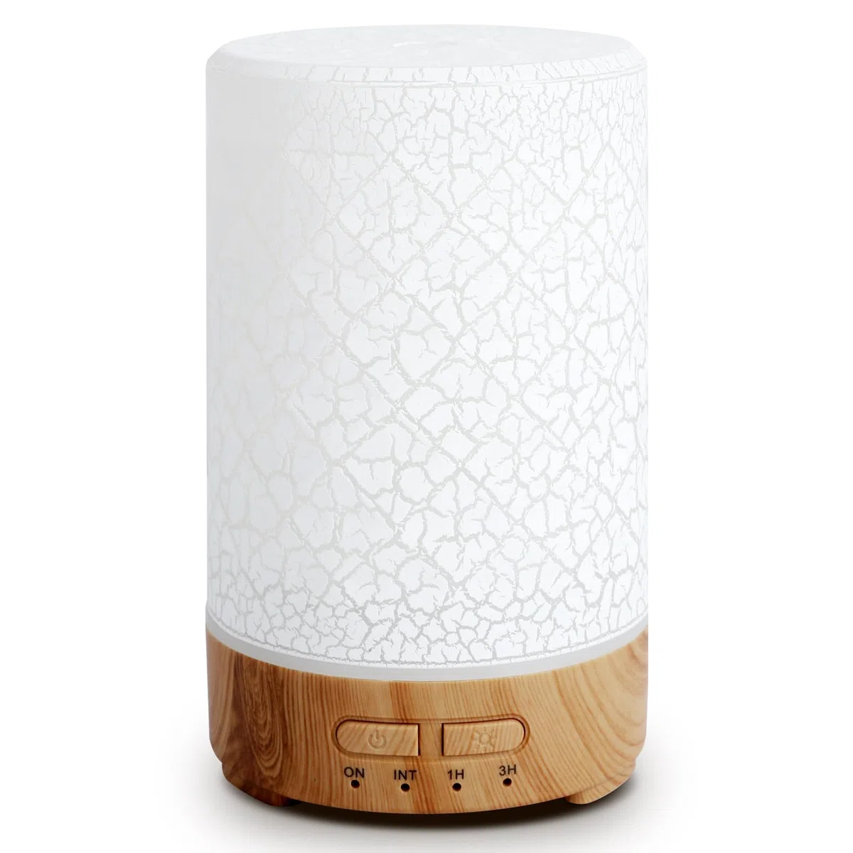 Romon Diffusore di Oli Essenziali, Funzione Aromaterapia 150ML, Diffusore Elettrico di Oli Essenziali ad Ultrasuoni con Umidificatore d'Aria a 7 Colori LED per Appartamento Ufficio Casa Yoga