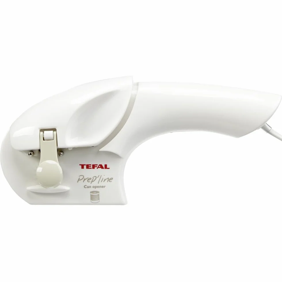 Tefal 8535.31 Apriscatole manuale elettrico, colore: Bianco/Greige