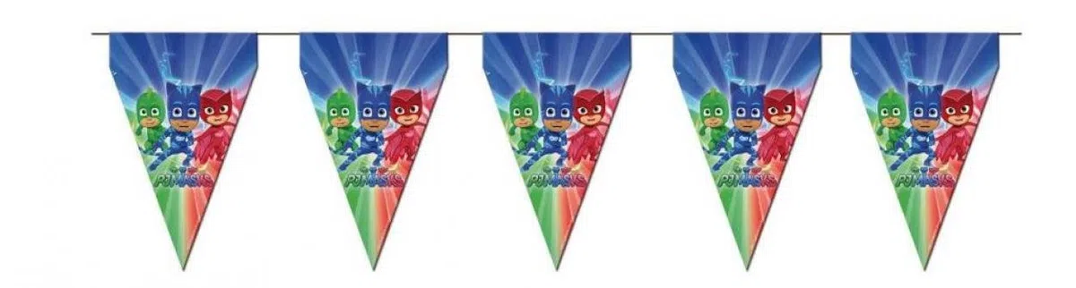 Procos - Kit N 46 Super PIGIAMINI - PJ Masks Coordinato TAVOLA Compleanno ADDOBBI