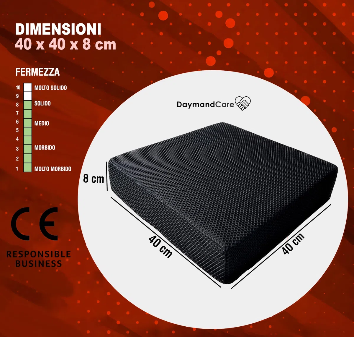 Cuscino in memory foam e gel rinfrescante PREMIUM 2 fodere incluse | Cuscini per Sedie Ergonomico | Cuscino sedia ufficio : Comfort durante i lunghi periodi di utilizzo