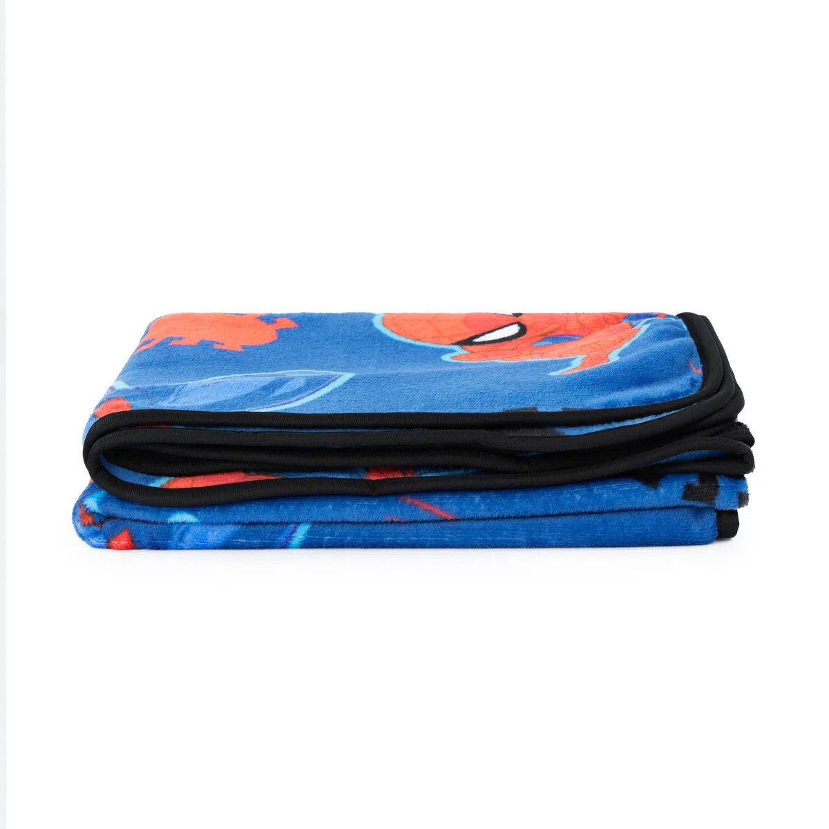Cuscino Abbraccio Mini Peluche Marvel Uomo Ragno & Plaid Morbido 130 x 150 - Spiderman Set Coccole Bambini Super soffice 2 pezzi