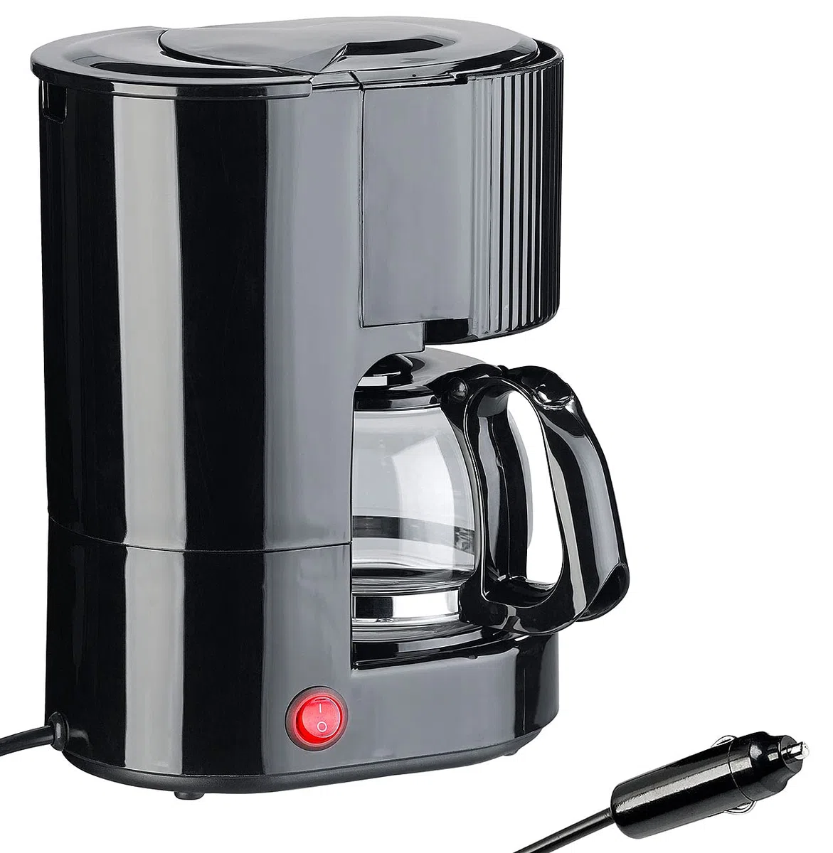 Rosenstein & Söhne Filter Coffee Machines - macchina da caffè 12v: Macchina per caffè filtro per auto, fino a 3 tazze, 650 ml (da 12 volt, campeggio, viaggio)