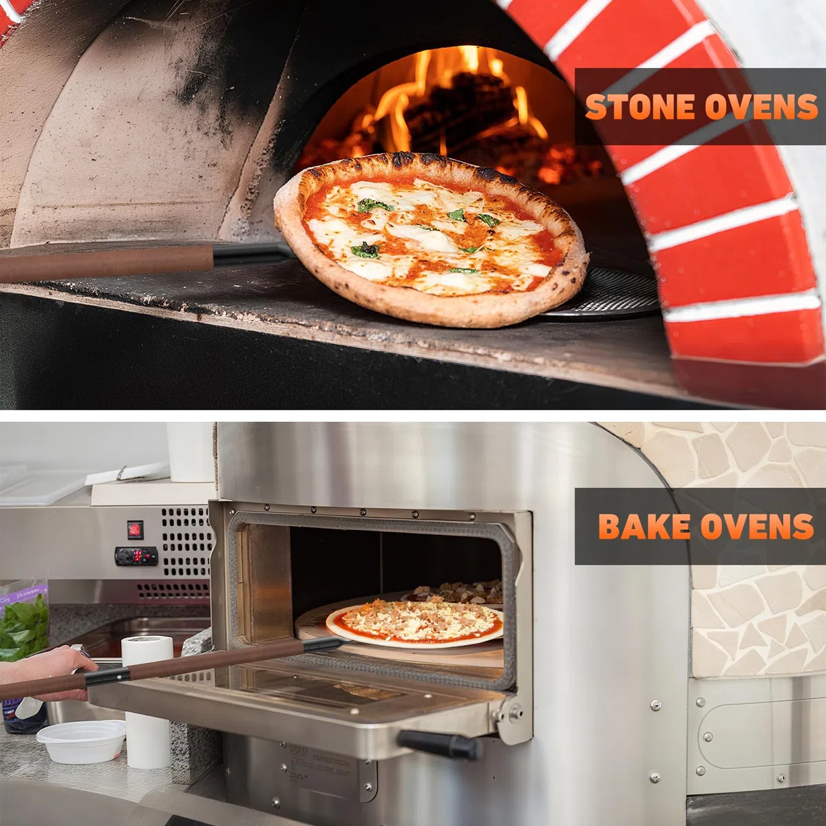 Onlyfire Pala per Pizza Forata, 8 Pollici Palino per Pizza in Alluminio Anodizzato Duro con 96 cm Manico in Legno Isolante Rimovibile per Qualsiasi Forno de Pizza da Esterno o Interno