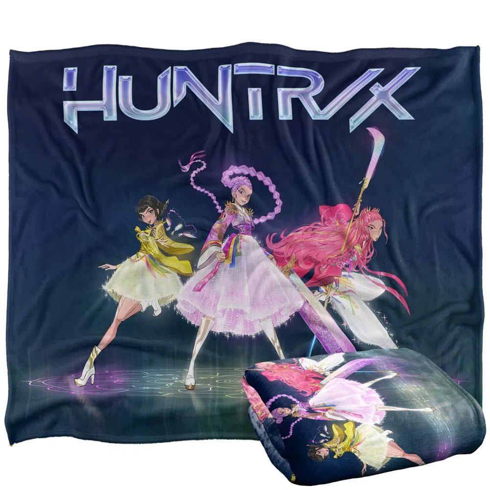 Kpop Demon Hunters Huntrix Honmoon Protectors Silky Touch Super Soft Throw Blanket 152 x 127 cm
