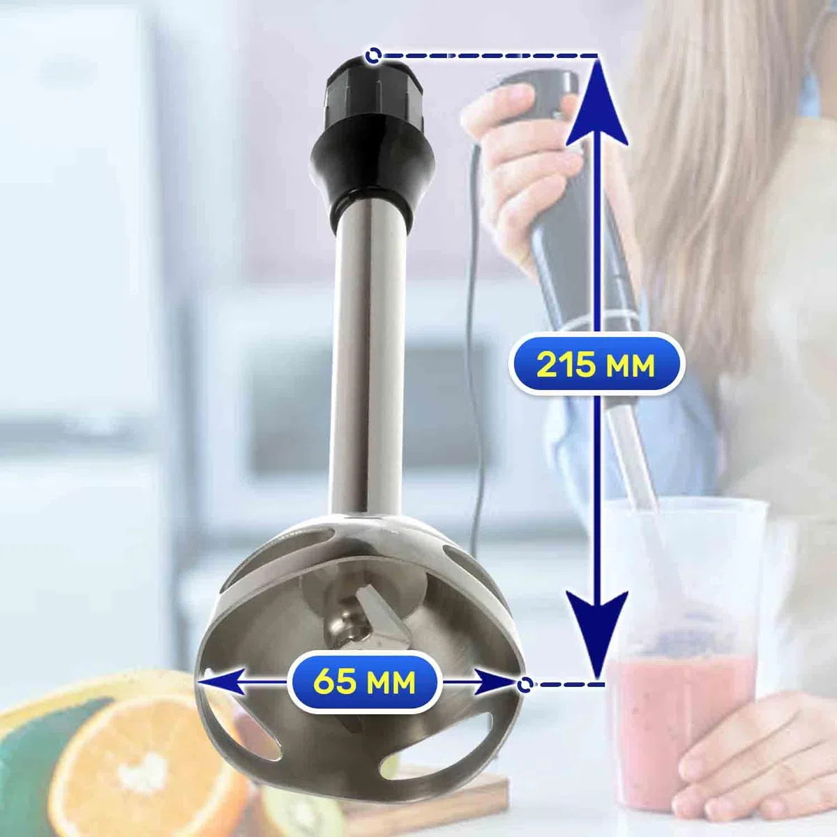 MONTERAL Gamba per Frullatore a Immersione con Codice Originale 12033217 per Bosch per Siemens - Garanzia di 10 Anni