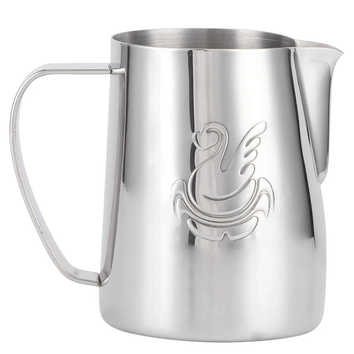 Brocca per Schiuma di Latte in Acciaio Inossidabile da 600 Ml Strumento per Barista Brocca per Cappuccinatore Espresso Brocca Fumante per Macchine da Caffè Caffè Latte Cup per Cappuccino Macchina per