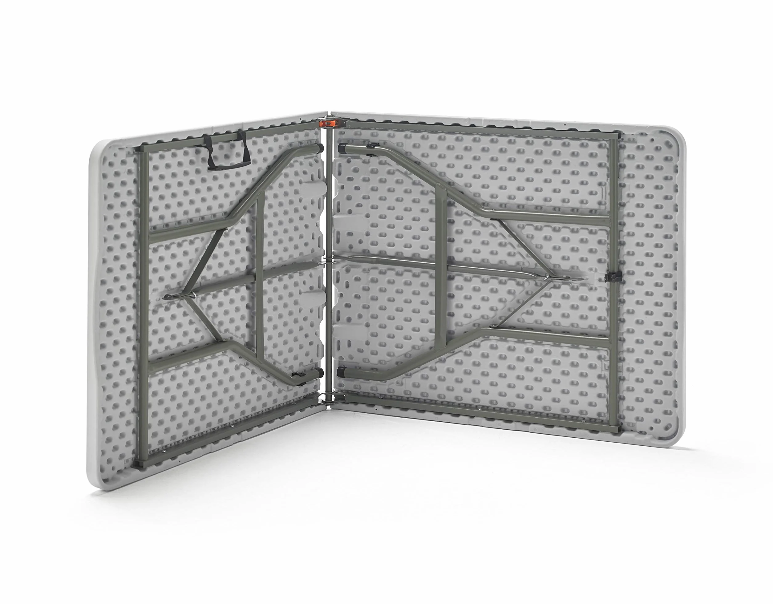 KG KITGARDEN Tavolo pieghevole portatile multifunzione, 180 x 70 x 74 cm, bianco